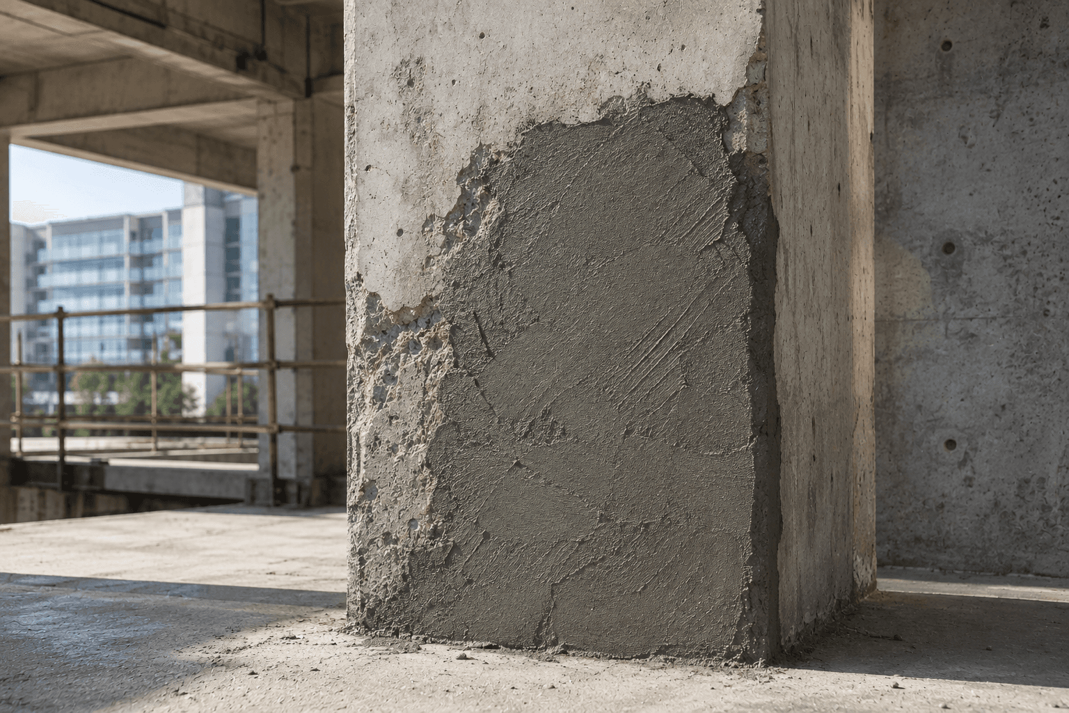 Repair mortars application